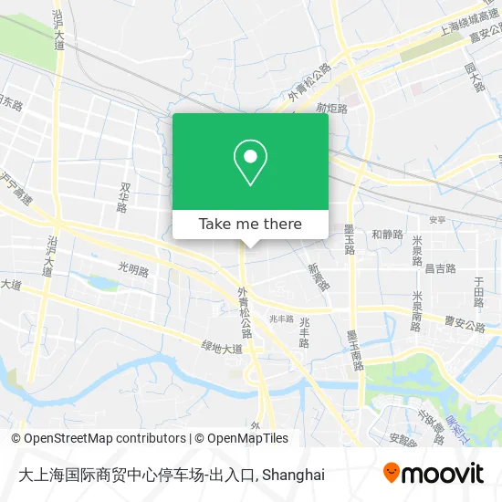 大上海国际商贸中心停车场-出入口 map