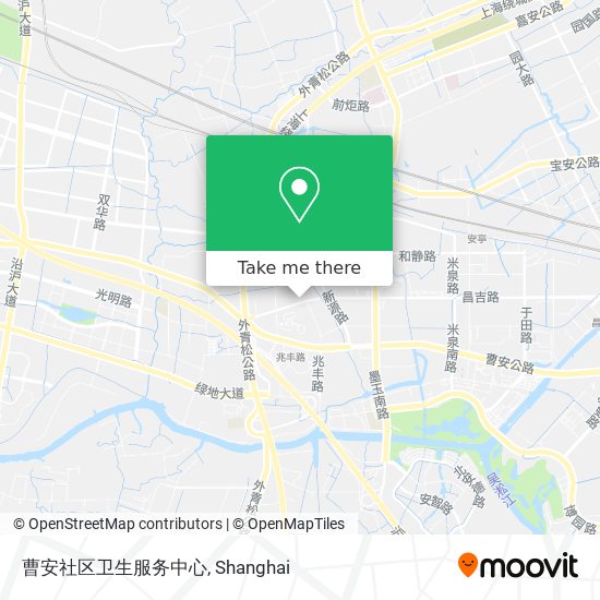 曹安社区卫生服务中心 map