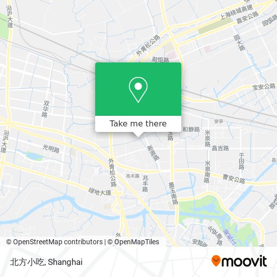 北方小吃 map