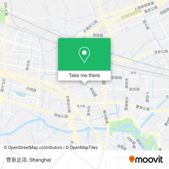 曹新足浴 map
