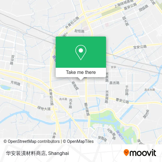 华安装潢材料商店 map
