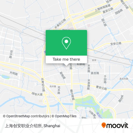 上海创安职业介绍所 map