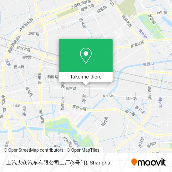 上汽大众汽车有限公司二厂(3号门) map