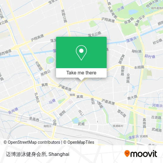 迈博游泳健身会所 map
