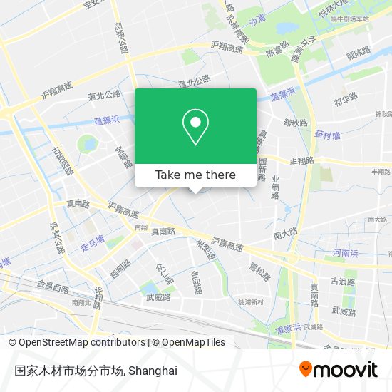 国家木材市场分市场 map
