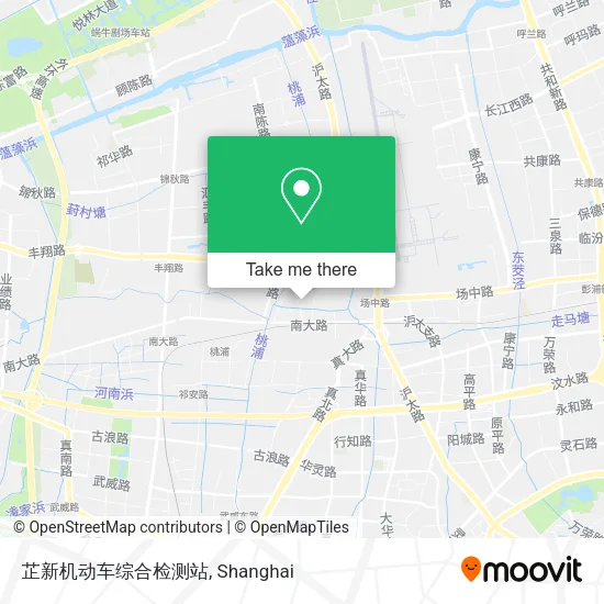 芷新机动车综合检测站 map