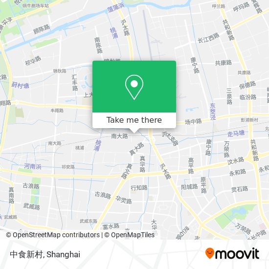 中食新村 map
