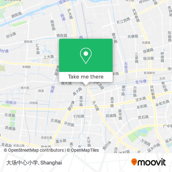 大场中心小学 map