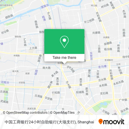 中国工商银行24小时自助银行(大场支行) map