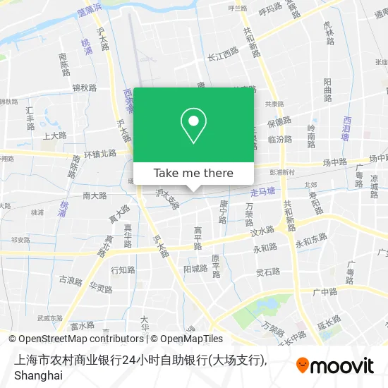 上海市农村商业银行24小时自助银行(大场支行) map