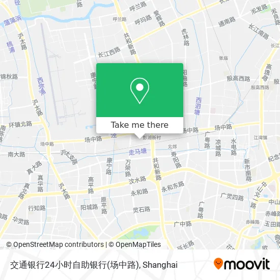 交通银行24小时自助银行(场中路) map
