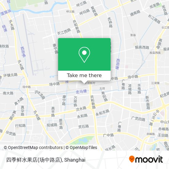 四季鲜水果店(场中路店) map