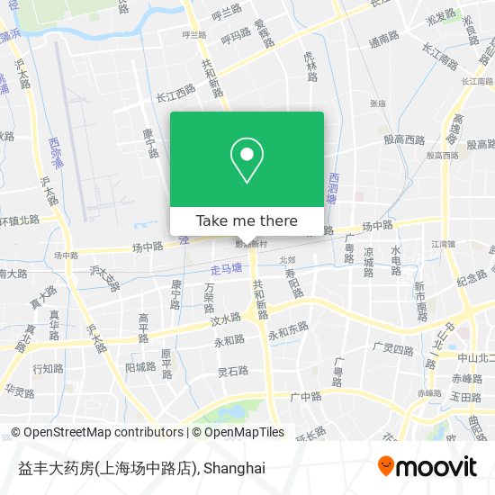 益丰大药房(上海场中路店) map