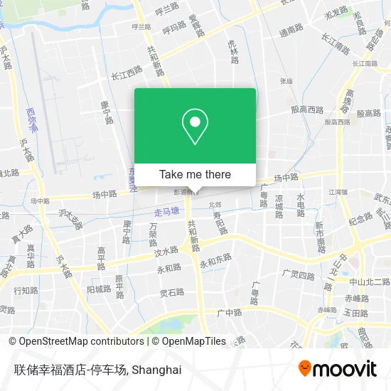 联储幸福酒店-停车场 map