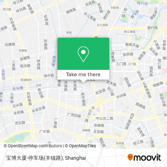 宝博大厦-停车场(丰镇路) map