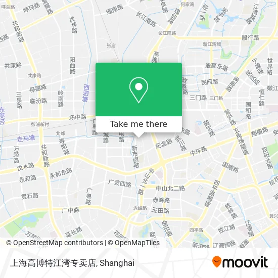 上海高博特江湾专卖店 map