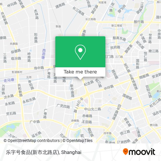 乐字号食品(新市北路店) map