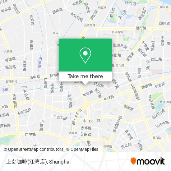 上岛咖啡(江湾店) map