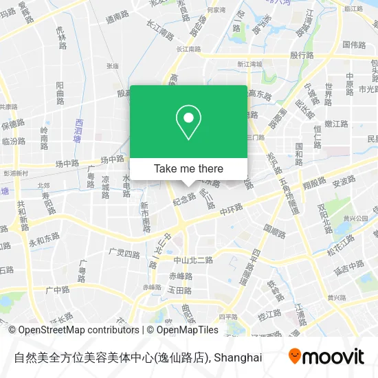 自然美全方位美容美体中心(逸仙路店) map