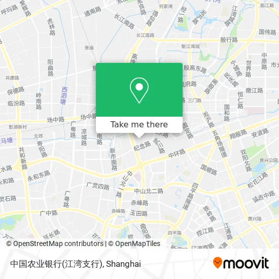 中国农业银行(江湾支行) map