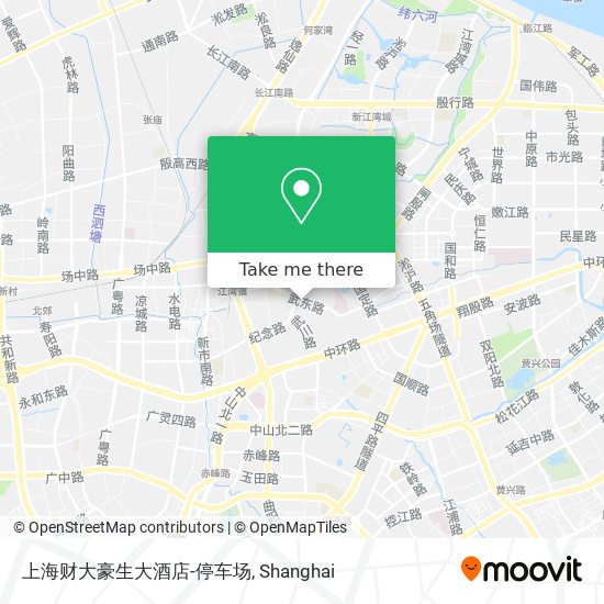 上海财大豪生大酒店-停车场 map