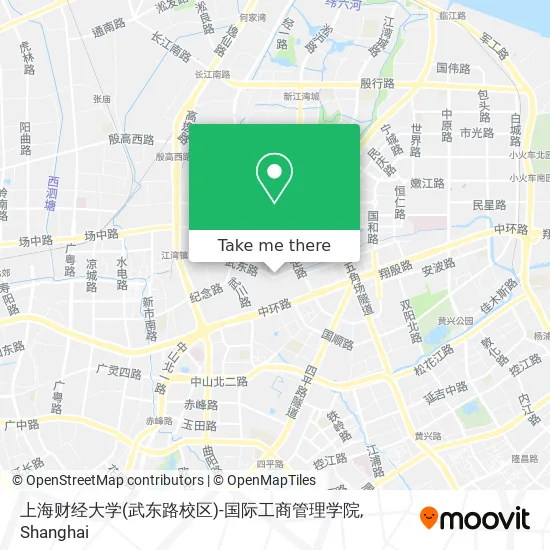 上海财经大学(武东路校区)-国际工商管理学院 map