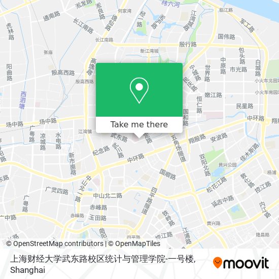 上海财经大学武东路校区统计与管理学院-一号楼 map