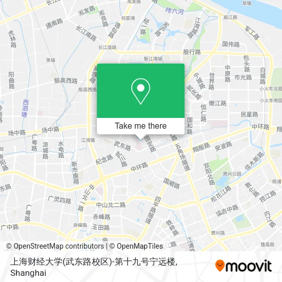 上海财经大学(武东路校区)-第十九号宁远楼 map