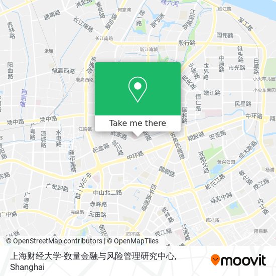上海财经大学-数量金融与风险管理研究中心 map