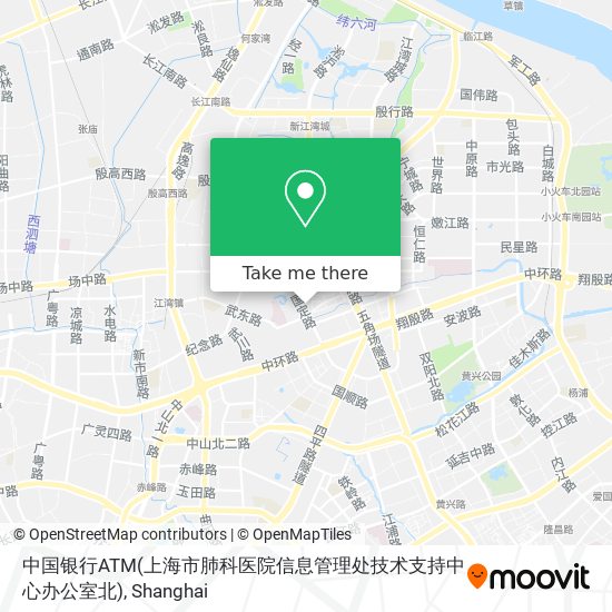 中国银行ATM(上海市肺科医院信息管理处技术支持中心办公室北) map