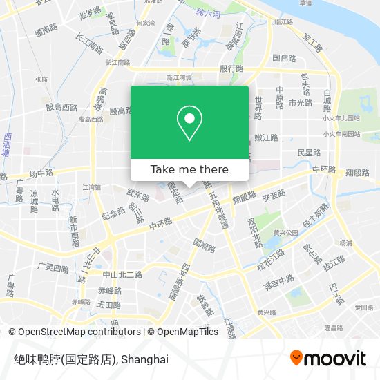 绝味鸭脖(国定路店) map