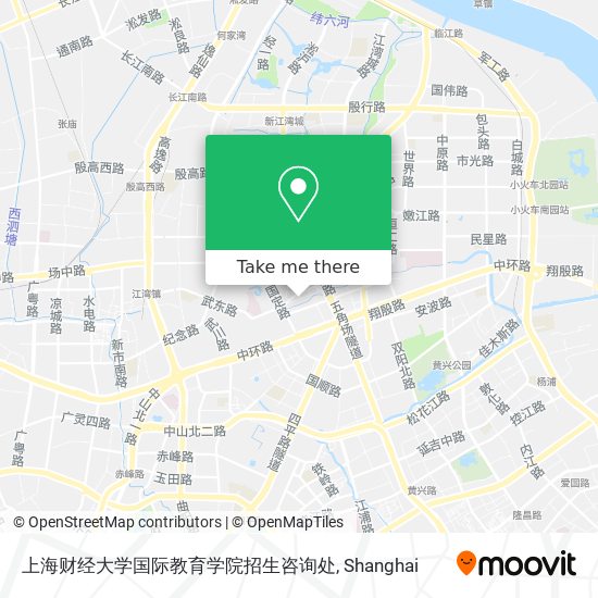 上海财经大学国际教育学院招生咨询处 map