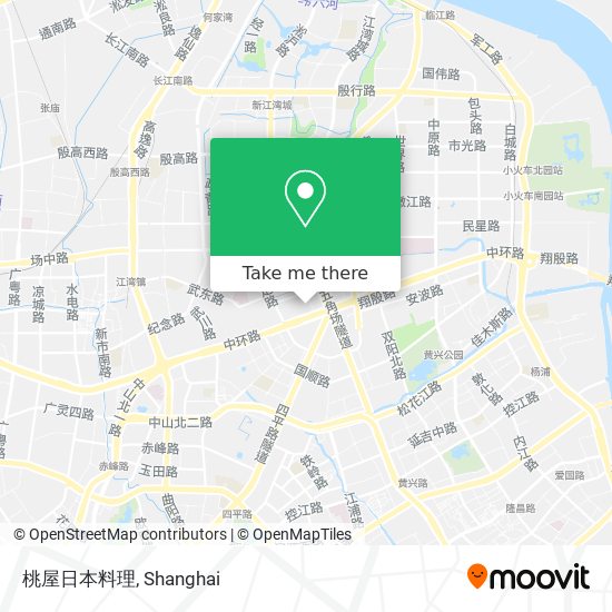 桃屋日本料理 map