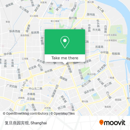复旦燕园宾馆 map