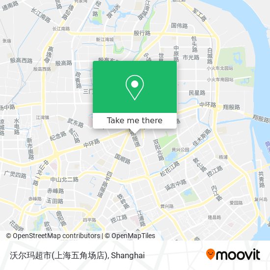 沃尔玛超市(上海五角场店) map