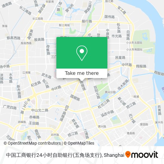 中国工商银行24小时自助银行(五角场支行) map