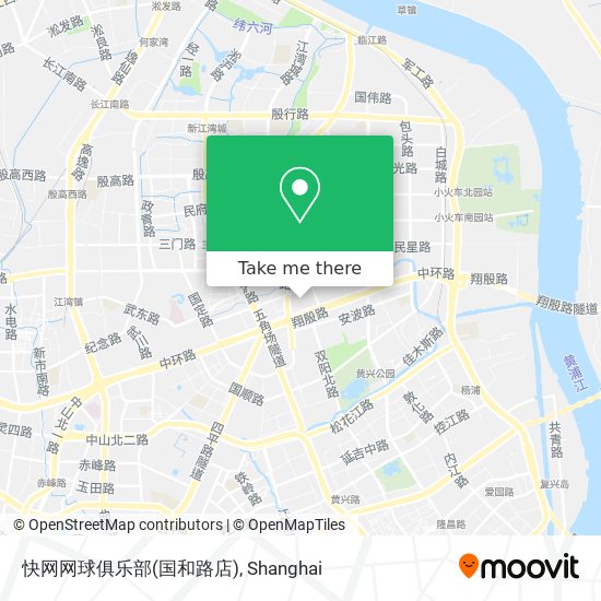 快网网球俱乐部(国和路店) map