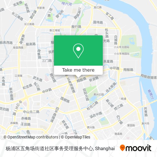 杨浦区五角场街道社区事务受理服务中心 map