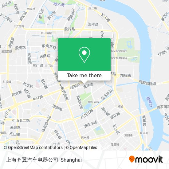 上海齐翼汽车电器公司 map