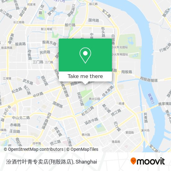 汾酒竹叶青专卖店(翔殷路店) map