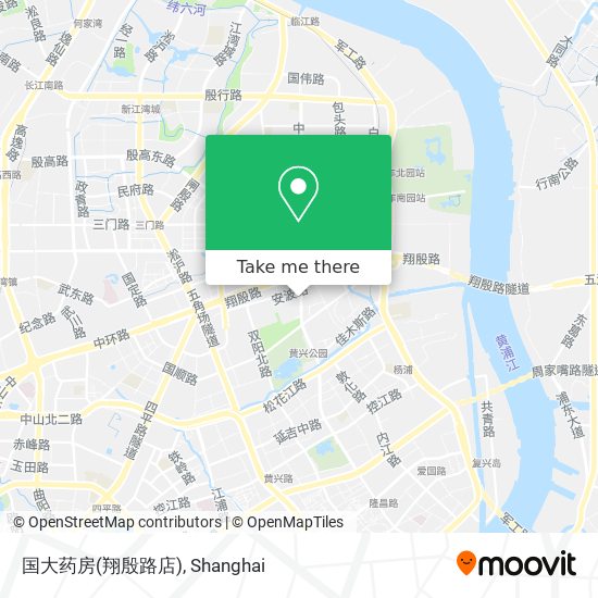 国大药房(翔殷路店) map