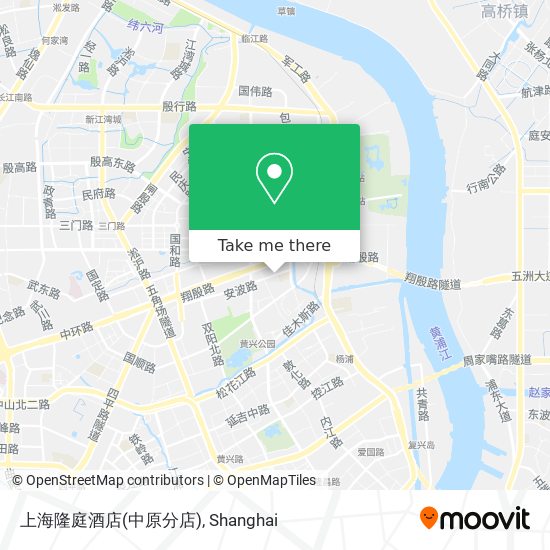 上海隆庭酒店(中原分店) map