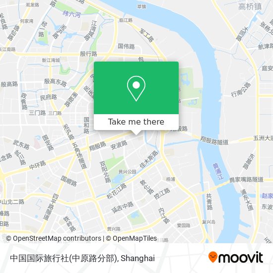 中国国际旅行社(中原路分部) map