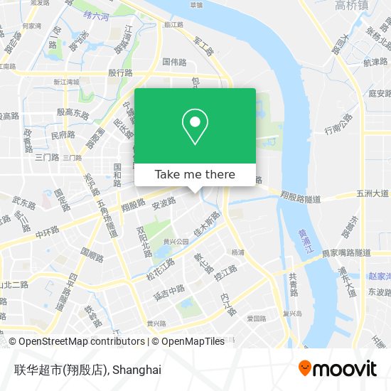 联华超市(翔殷店) map