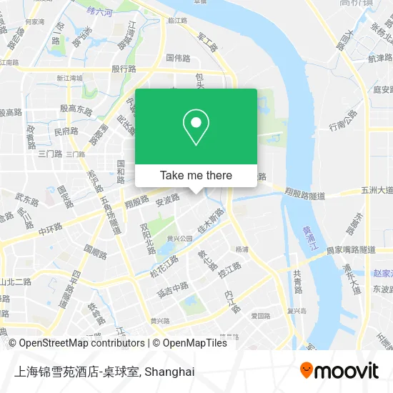 上海锦雪苑酒店-桌球室 map