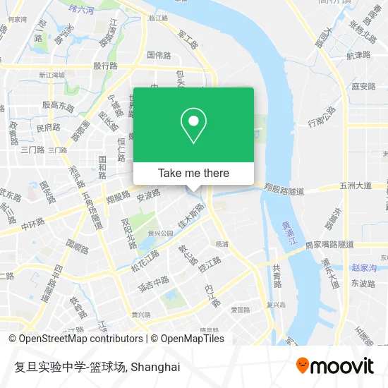 复旦实验中学-篮球场 map