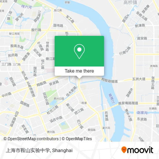 上海市鞍山实验中学 map