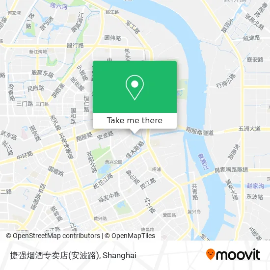 捷强烟酒专卖店(安波路) map