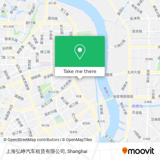 上海弘峥汽车租赁有限公司 map
