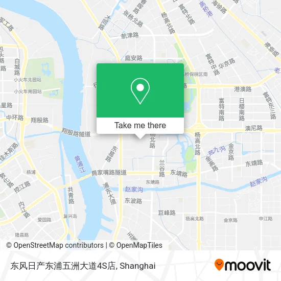 东风日产东浦五洲大道4S店 map